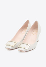Roger Vivier Trompette 70 Patent Leather Pumps Gray RVW40015280-D1P-B017