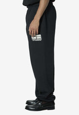 Willy Chavarria Fashion Service Track Pants Black WCJSY0183--001
