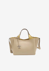 Tod's Small T Timeless Leather Bag Cream XBWAPAFL100-QRI-4L63