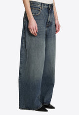 Balenciaga Low-Rise Baggy Jeans Blue 872166-TUW58-4129