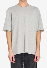 AMI PARIS Ami De Coeur Oversized T-shirt Gray UTS357-726-0951