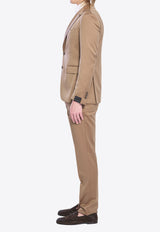 Tagliatore Super 130S Single-Breasted Suit Brown 2SVS22B01PE060015-F119-180