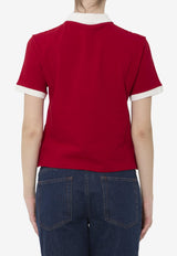 Versace Logo Crest Polo T-shirt Red 1024235-1A17681-2RC90