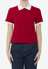 Versace Logo Crest Polo T-shirt Red 1024235-1A17681-2RC90
