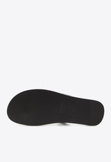 Saint Laurent Babylone Leather Slippers Brown 863525-DWETT-2023