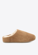 UGG Elea Suede Flat Mules Brown 1171390--CHE