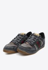 Gucci Screener Vintage Low-Top Sneakers Black 857889-FAFEN-1077