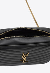 Saint Laurent Mini Lou Quilted Leather Crossbody Bag Black 748849-DV707-1000