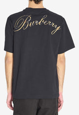 Burberry Logo Print Crewneck T-shirt Black 8119183--A1189