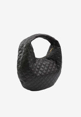 Saint Laurent Icare Quilted Nappa Hobo Bag Black 858160-AAANG-1000