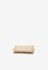 Stella McCartney Falabella Bi-Fold Wallet in Faux Leather Cream 7P0085-W9355-9300