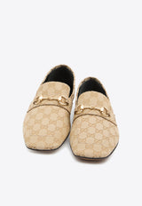 Gucci Horsebit Monogram Loafers Beige 863154-FAFUW-9611