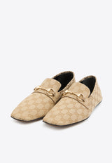 Gucci Horsebit Monogram Loafers Beige 863154-FAFUW-9611