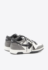 Off-White Out Of Office Leather Sneakers Gray OMIA189C99-LEA013-0710
