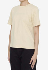 Burberry Logo Print Crewneck T-shirt Beige 8097925--C1490