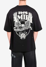 Amiri Eagle Printed Oversized T-shirt Black AMTOJR1024--001