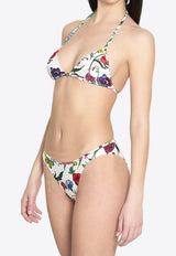 Gucci Flora Print Jersey Bikini Multicolor 867524-XHALP-9413