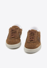 Gucci G75 Suede Low-Top Sneakers Brown 845147-AAFGP-2361