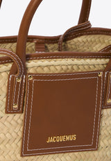 Jacquemus Le Petit Panier Soli Basket Bag Brown BAW00044A-C01C04-811