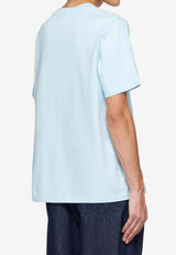 Casablanca Airbrush Smiley Print T-shirt Blue SP26JTS001--09