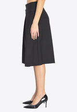 Chloé Double Belt Bermuda Shorts Black CH26SSH01164--001