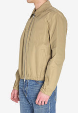 AMI PARIS Ami De Coeur Zip Jacket Beige HJK884-C00132-A036