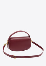 Saint Laurent Voltaire Calf Leather Crossbody Bag Red 837382-0SX0W-6946