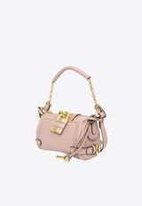 Chloé Small Paddington Leather Shoulder Bag Pink CH25WS803P75--26S