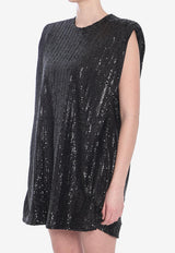 Golden Goose DB Mini Sequined Dress Black GWP02172-P001828-90100
