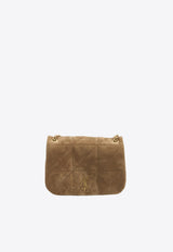 Saint Laurent Mini Jamie 4.3 Suede Shoulder Bag Camel 806025-1U807-3194