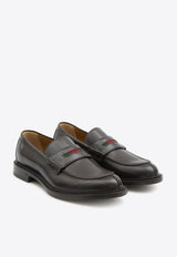 Gucci Stitching Leather Loafers Brown 838136-AAEYD-2243