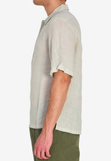 Barena Venezia Mola Telino Linen Shirt Pearl CAU5459-3007-538