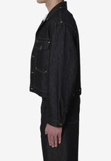 Lemaire Denim Trucker Jacket Gray OW1234-LD1061-BK965