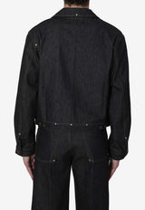 Lemaire Denim Trucker Jacket Gray OW1234-LD1061-BK965