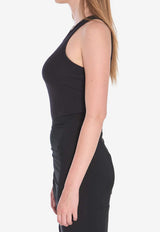 Alaïa Sculpting Ribbed Knit Bodysuit Top Black AA9B0382J085B--995