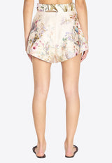 Zimmermann Rebellion Tuck Shorts Multicolor 4257AC261--CRMAV