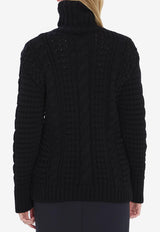 Moncler X Edward Enninful Wool Turtleneck Sweater Black K24039F00002-M6727-999