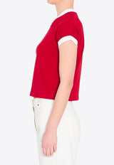 Versace Vintage V-neck T-shirt Red 1023697-1A17894-2RC90