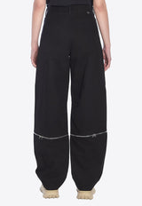 Moncler X Willow Smith Baggy Zipped Pants Black 2A0001-M5014-999