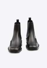 Saint Laurent Joe Calf Leather Chelsea Boots Black 841196-AAD4X-1000