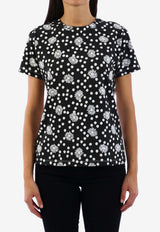 Emanuel Ungaro Floral Print Crewneck T-shirt Multicolor 19570--999