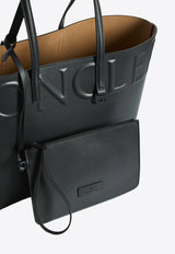 Moncler Small Very Tote Bag in Calf Leather Black L109B5D00012-M9608-999