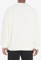 Dolce & Gabbana Graphic Print Sweatshirt Cream G9AHSZ-G7PHH-A4567