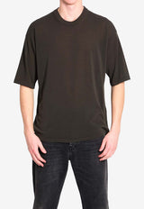 Roberto Collina Basic Crewneck T-shirt Brown 261MYA11021--08