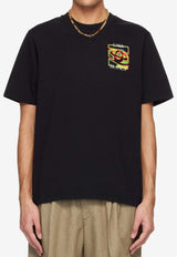Casablanca Heat Map Print T-shirt Black SP26JTS001--06