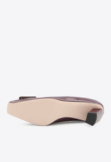 Roger Vivier Belle Vivier 45 Patent Leather Pumps Bordeaux RVW00600920-D1P-R802