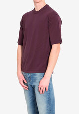 Roberto Collina Basic Crewneck T-shirt Bordeaux 261MYA11021--37