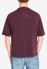 Roberto Collina Basic Crewneck T-shirt Bordeaux 261MYA11021--37