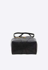 Chloé Spin Tote Bag in Glossy Leather Black CHC25SS811N84--001