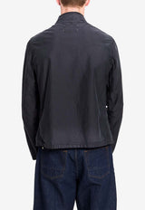 Maison Margiela Sports Vintage-Effect Jackets Blue S50AM0656-M35702-900